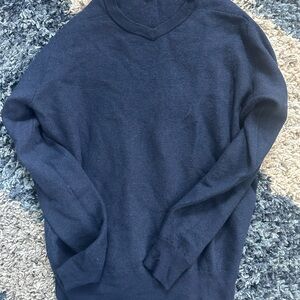Peter Millar Men's Navy V-Neck Sweater